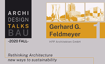 Archi Design Talks BAU Online - Gerhard G. Feldmeyer